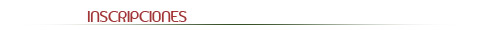 SECCION INSCRIPCIONES